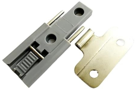 4pcs/8pcs Reversal Folding Sliding Door Hinge Bi-fold Closet Wardrobe Cabinet Cupboard Tracked 76x28.5mm (Color : 4pcs)