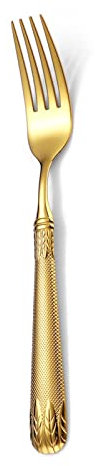 Besteck-Sets, 4-teilig, Besteck, Geschirr, Edelstahl, Geschirr, Messer, Gabel, Löffel, Set, kreatives Gold-Besteck-Set, Zero Waste (Farbe: Gold)
