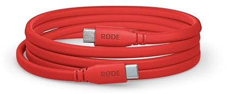 RØDE SC17 USB-C auf USB-C Flachkabel (1,5 m, Rot)