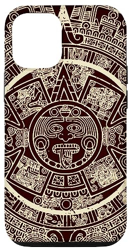iPhone 13 Pro Mexican Aztec Sun Stone Mayan Calendar VI Case