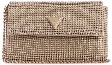 GUESS Zalina Mini Flap Clutch Gold