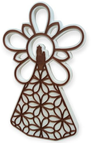Tres Aristas Figura Decorativa de la Virgen del Pilar - Artículo Espiritual y Elegante, Ideal como Regalo Significativo para el Hogar