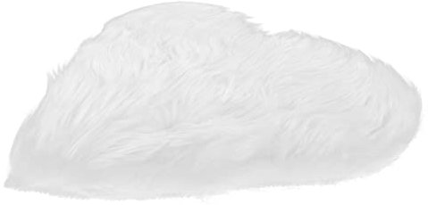 Yardenfun Plush Floor Rug Cream Heart Rug for Living Room Decorative Hotel Floor Mat