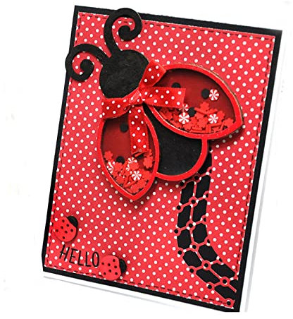 XBOKA Shaker Metall-Stanzschablone, Schablone, Scrapbooking, Album, Vorlage