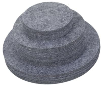 Sharplace Felt Plate Dividers Plate Separators Storage for Stacking and Protection,for Coffee Saucer China Storage Containers Dividers, 60 Piece