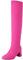 Onewus Moda Donna Sintetico Camoscio Stretch Robusto Stivali Lunghi, Fucsia, 41 EU