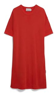 ARMEDANGELS Damen Strickkleid aus Leinen-Mix LINAA LINO Relaxed Fit Coral Blush