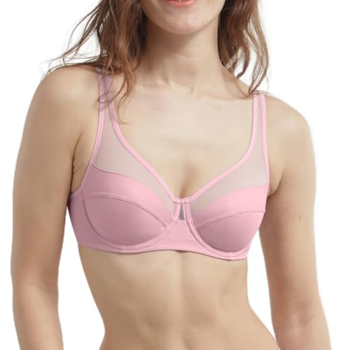 Dim Femme avec Armatures Generous Classique X1 Full Coverage Bra, Rose Fleuri, 95E EU