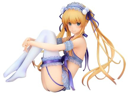 Tongyundacheng Sawamura Spencer Eriri Figur, Anime-Illustration Mädchen sitzende Statue, Originalgemälde, Actionfigur, PVC-Modellfigur, Desktop-Dekoration, Ornamente, 13 cm