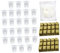 UKCOCO 1 Set Erdloses Anbauset Basilikum Hydrokultur Miracle Grow Minzpflanzgefäße Netzmittel Chia Anzuchtschwamm Und Topf Lampendochthalter Flachs Fischtank Pflanzenstecker