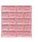 MUMUXIAO Papier peint brique autocollant imperméable en mousse de polyéthylène - Panneaux muraux 3D - À décoller et à coller - Papier contact en vinyle pour décoration d'intérieur (rose 2, 35 x 38 x
