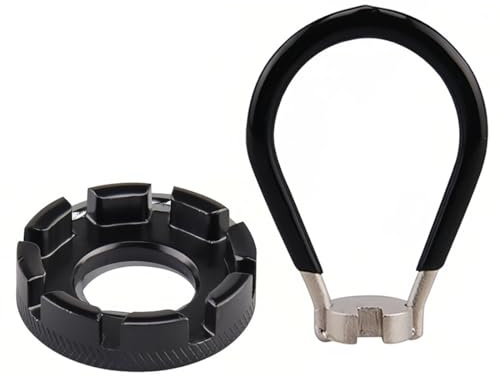 JYNXOR 2 pcs Llave Radios Bicicleta,Herramientas para Bicicletas Llave de Radios para Bicicleta,Herramienta de 8 Vías,Talla 10-15 Universal Ciclismo Llave de Radios para Bicicletas Vehículos