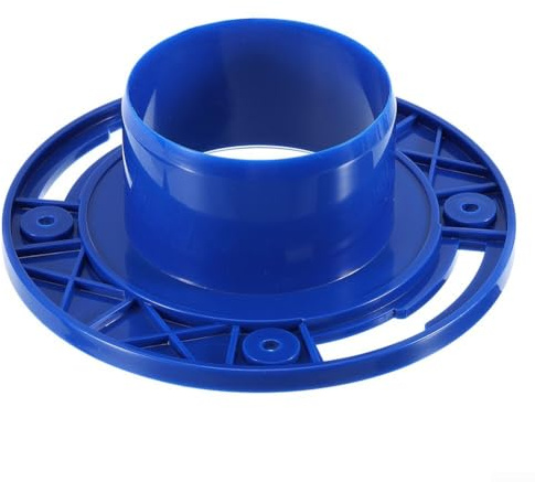 Flangia di ricambio per WC a 3 e 4 tubi, con piastra in ABS e installazione WC