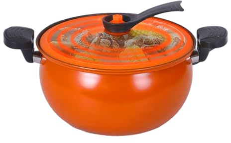 Schnellkochtopf groß - Peňtola 10 Liter Antihaft-Pfanne mit dickem Boden, Kochtöpfe mit starkem Griff | Hitzebeständiger Suppentopf für Gasherd Keramik