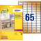 Avery Mini-Laser-Etiketten 25 Blatt golden