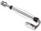 Kamenstein Perfect Tear Patented Wall Mount Paper Towel Holder, 14-Inch, Silver, Rounded Finial