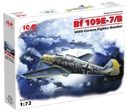 ICM 72135 - Messerschmitt Bf 109E-4 7/B, WWII German Fighter Bomber