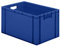 EURO-Behälter | Wände und Boden geschlossen | LxBxH 600 x 400 x 320 mm | Blau