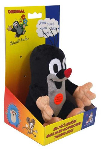 Egmont Toys Der Kleine Maulwurf mit Originalgeräuschen, Plüschfigur, 15 cm, Kind