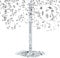 Relaxdays 10020856 Party-Popper 80 cm, 6-8m Effekthöhe, Hochzeit Konfetti-Shooter, Konfetti-Kanone, Hochzeitsgeschenk, silber