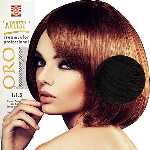 Tinte de Pelo Profesional Natural sin Amoníaco Permanente 100ml Made in Italy (2/0 Moreo)
