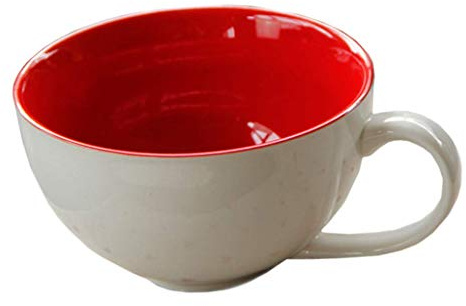 Tubayia Tazas de café de cerámica de 600 ml, tazas de café, tazas de leche para el hogar, oficina, cafetería