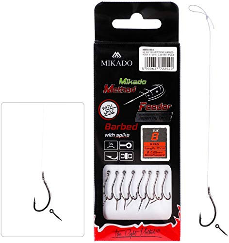 Method Feeder Rig mit Nadel Mono Maruseigo - Haken Gr. 6/0.28mm/10cm 8St