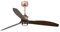 FARO BARCELONA JUST FAN LED Deckenventilator Kupfer/Holz mit DC SMART Motor (Empfänger Smart 34150 nicht enthalten)