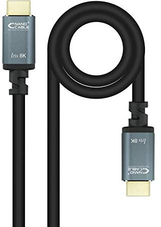 Nanocable Cable HDMI 2.1 IRIS 8K M/M. 3 metros