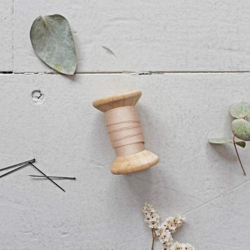 Schrägband aus Viskose-Krepp, Blush