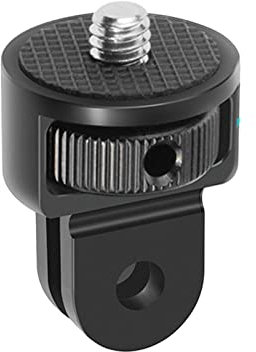 Higatful GoPro-Stativ-Halterung, 360-Grad-Anpassung, 1/4-20-Schrauben-Konvertierungsadapter für GoPro Hero10, Insta360 ONE X2, Go 2, Xiaomi Yi und andere Action-Kameras