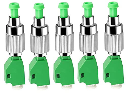 Duogalia FC/APC-Stecker auf LC/APC-Buchse, Singlemode, 9/125um, Hybrid-Glasfaser-Adapter, FC-Anschluss
