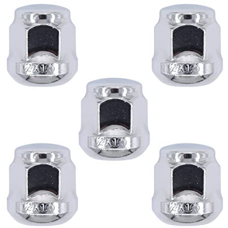 HouYeen Wheel Nuts for H-onda Civic 2006-2016 Alloy Wheels Silver Pack of 5