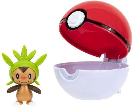 Pokémon PKW3134 - Clip'n'Go Poké Balls - Igamaro & Pokéball, offizieller Pokéball mit 5cm Figur