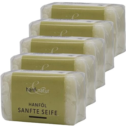 Hanf & Natur Hanföl Sanfte Seife I 5x 100 g im Sparset I plus PharmaPerle giveaway