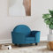 puraday Hundebett Blau 66x40x45 cm Samt Hundesofa katzensofa Katzenbett Dog Bed Cat Bed Bequeme Haustierbett Hundebett Samt Kann Im Wohnzimmer Oder Schlafzimmer Platziert Werden Stilvolles Design