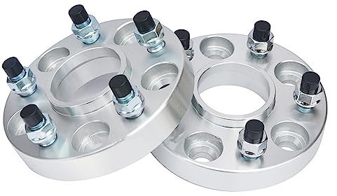 Auto Spurverbreiterung 2 Stück 20 Mm Für Mazda Für CX-5 PCD 5 X 114,3 | CB 67,1 | 12x1,5 Autoreifen-Flansch-Radabstandshalter Spurverbreiterung