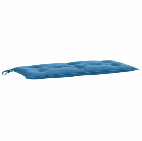 vidaXL Bankauflage, Polsterauflage Auflage für Gartenbank, Bankkissen Bankpolster, Polster Sitzkissen für Sitzbank, Melange Blau 100x50x7cm Stoff