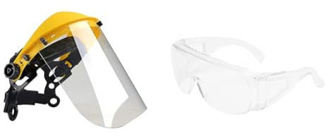 Oregon - Visière de Protection Ajustable en Polycarbonate, Protection du Front et du Visage & Surlunettes de sécurité 3M™ Visitor 71448-00001M