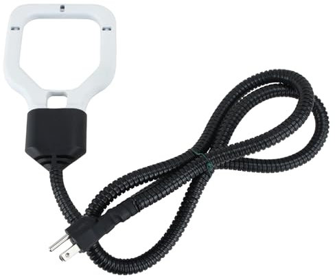MAPOTAD 500 W Vogelbadheizung, Lagertankheizung, Aluminiumguss-Enteiser, thermostationgesteuerter Warmwasserbereiter, für Wintervieh, Geflügel, Tiere, Vögel trinken