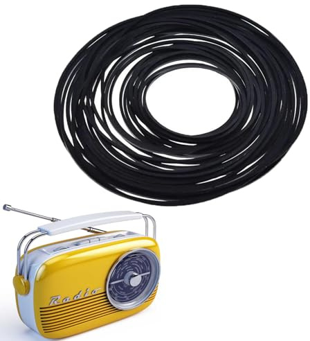 100pcs Recorder Rubber Belts, 40-135mm Cassette Recorder Repair Maintenance Mix Flat Cassette Tape Machine Rubber Belts, 1mm Width Cassette Recorder Belts for DVD CD LD VCR Repeater Drives.