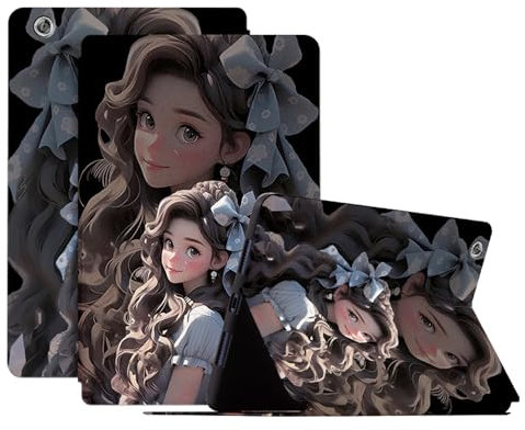 DayQiQiPu Caso per Huawei MediaPad M3 Lite (8,0 Pollici, Modello: CPN-W09/L09/CPN-AL00) Cover Flip Ultra-Sottile in PU Pelle con Supporto, Serie di Motivo Princess Custodia di Protezione per Tablet,08