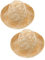 Amosfun 2 StüCk Mini Strohhut Haustier Kleine StrohhüTe PuppenzubehöR Mini-HüTe FüR Flaschen Partydeko Khaki