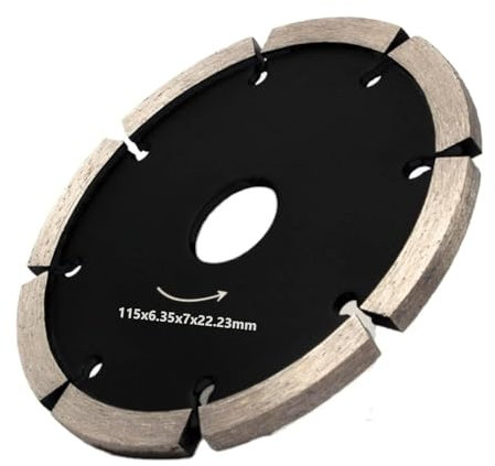 125mm Mortar Rake Diamond Cutting Disc for Angle Grinders - Metal Cutting Disc Head for Concrete Crack Patching, Wet & Dry Work, Efficient Industrial Applications, Crack Chaser Diamond Saw Blade