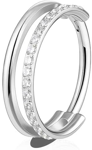 1 Stück Helix Piercings, Helix Piercings Chirurgenstahl, Conch Piercing, Conch Piercing Silber, Ideal Für Den Alltag Und Geburtstagsfeier