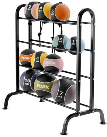 York Barbell Medicine Ball Rack