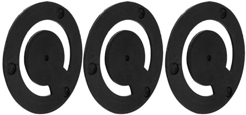 Ersatzpumpendichtungen aus Gummi, Rund, 3 Stück, Schwarz | Handbrunnenpumpe, für Rohrleitung und Brunnenpumpe, Selbstgemacht Reparaturen im Haushalt