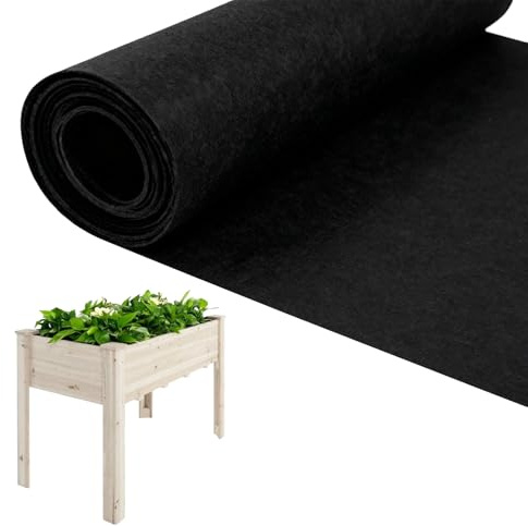 SIWOKJJO Felt Planter Liner Roll, 80inch Planter Hanging Basket Liners | Replacement Felt Coconut Liners for for Garden Flower Pot Window Box Animal Pet Mat (80inch)