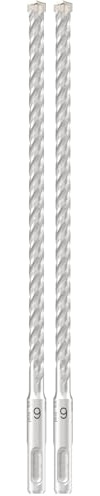 Bosch 1x PRO SDS plus-5X Hammer Drill Bit (for Reinforced Concrete, Concrete, Ø 9,00 mm, Professional Accessory Rotary Hammer) (Pack of 2)