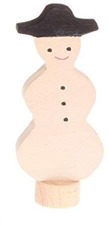 Grimms Spiel und Holz Design Dekofigur Schneemann, Grimm's